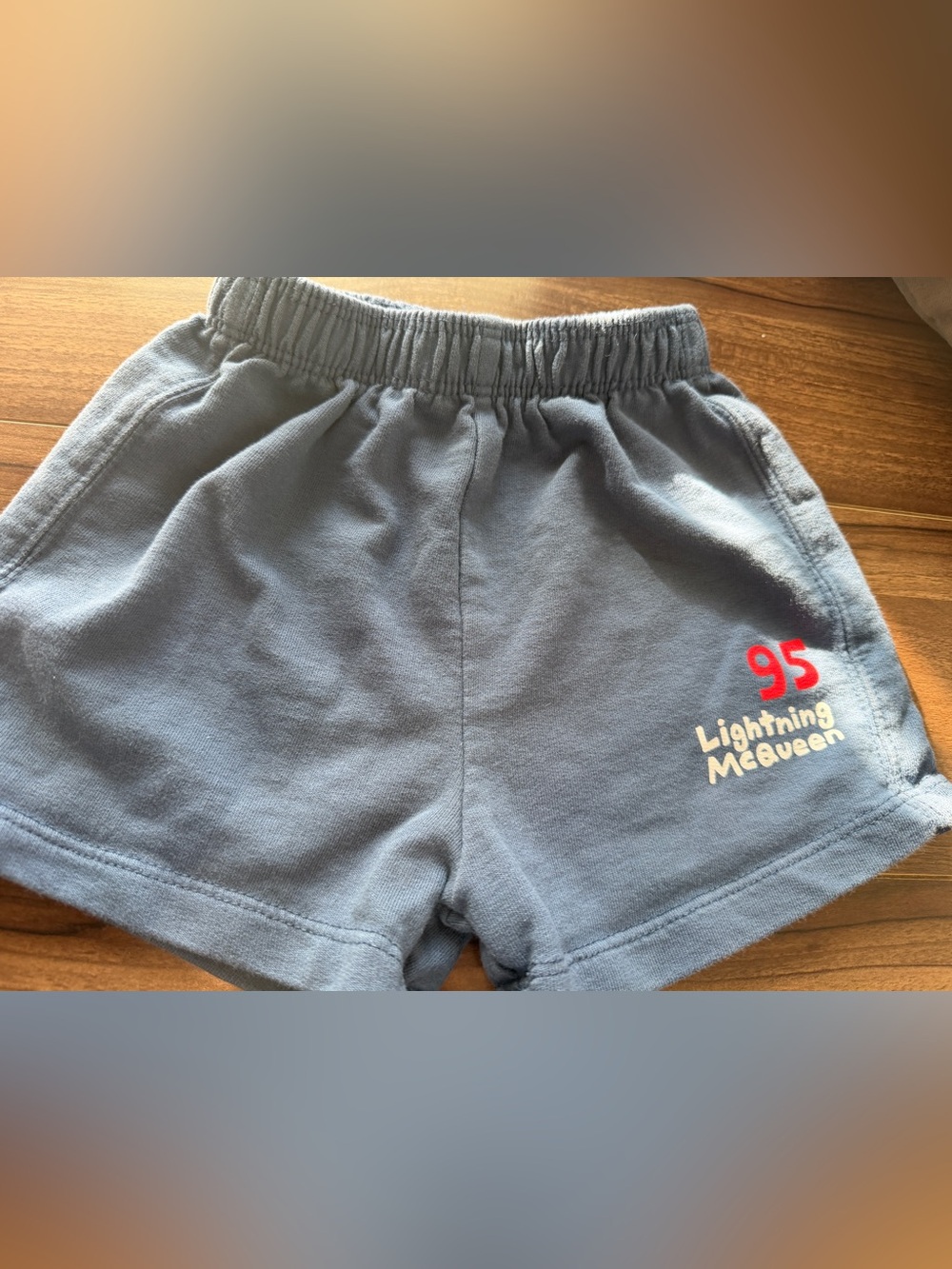 Kids Blue Elastic-Waist Shorts 2T